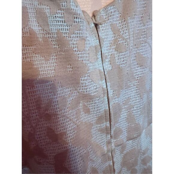 Torrid pink/peach lace 22 3x  midi texture knit skater dress plus fit & flare - Picture 9 of 10